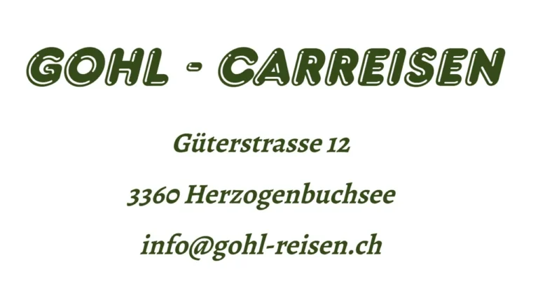 Gohl Reisen
